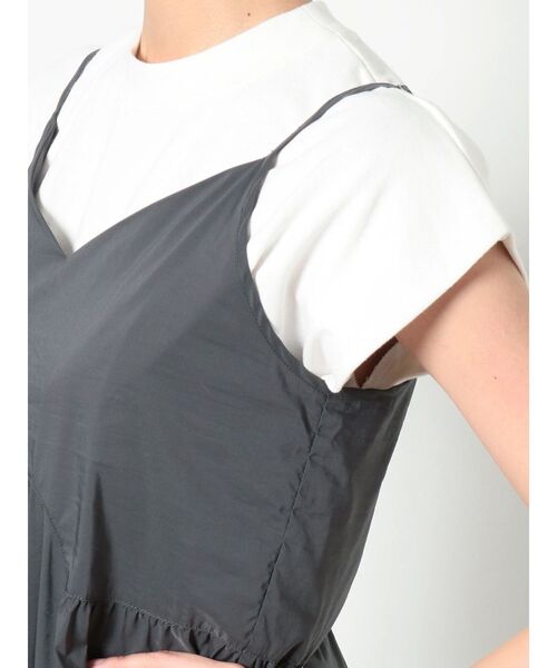 MURUA（ムルーア）の「ギャザーロングキャミワンピース（ワンピース・レディース・グレー/ブルー・FREE）」の16枚目の写真