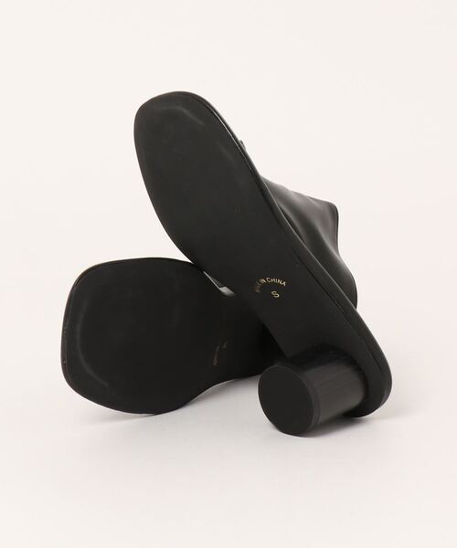 Fabby fabby（ファビィーファビィー）の「ワイドストレッチラウンドヒールサンダル（サンダル・レディース・オフホワイト/ベージュ/ブラック・LARGE/SMALL/MEDIUM）」の4枚目の写真