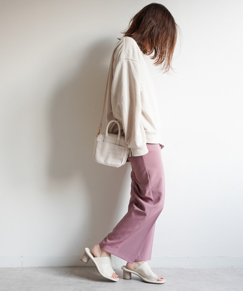 Fabby fabby（ファビィーファビィー）の「ワイドストレッチラウンドヒールサンダル（サンダル・レディース・オフホワイト/ベージュ/ブラック・LARGE/SMALL/MEDIUM）」の22枚目の写真