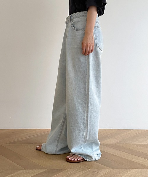 CANAL JEAN（キャナルジーン）の「El mar　バギーデニムパンツ（デニムパンツ・レディース・ライトブルー/ブルー・SMALL/MEDIUM）」の7枚目の写真