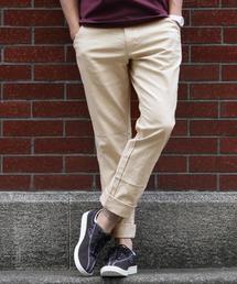 coen | 撥水加工DIAMAGICコットンリネンテーパードチノパンツ(チノパンツ)