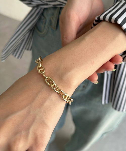 DouDou（ドゥドゥ）の「チェーンブレス（ブレスレット・レディース・シルバー/ゴールド・FREE）」の3枚目の写真