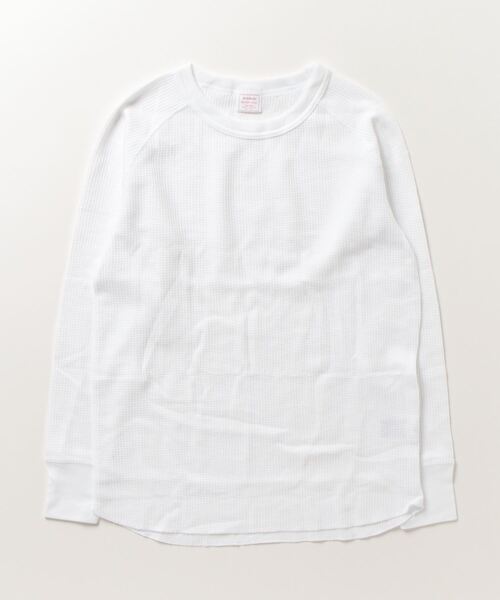 JEMORGAN（ジェーイーモーガン）の「【JEMORGAN / ジェーイーモーガン】サーマルラグランクルーネックロンＴ（Tシャツ/カットソー・レディース・ホワイト/ブラック/ネイビー/杢グレー/ナチュラル・F）」の6枚目の写真