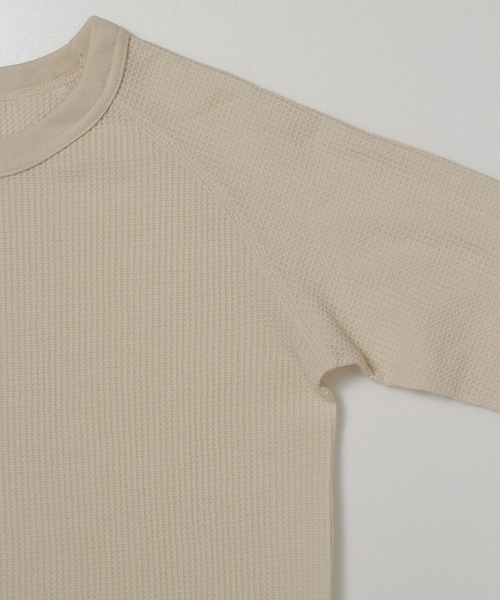 JEMORGAN（ジェーイーモーガン）の「【JEMORGAN / ジェーイーモーガン】サーマルラグランクルーネックロンＴ（Tシャツ/カットソー・レディース・ホワイト/ブラック/ネイビー/杢グレー/ナチュラル・F）」の11枚目の写真
