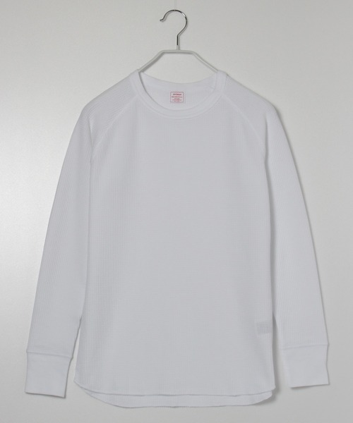 JEMORGAN（ジェーイーモーガン）の「【JEMORGAN / ジェーイーモーガン】サーマルラグランクルーネックロンＴ（Tシャツ/カットソー・レディース・ホワイト/ブラック/ネイビー/杢グレー/ナチュラル・F）」の12枚目の写真