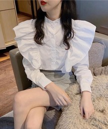 CERCA | 【i-dare】フリル ロングスリーブ シャツ(シャツ/ブラウス)