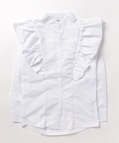 CERCA（チェルカ）の「【i-dare】フリル ロングスリーブ シャツ（シャツ/ブラウス・レディース・ホワイト・FREE）」の7枚目の写真