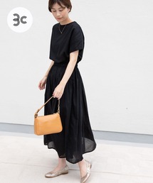 URBAN RESEARCH DOORS | 『WEB/一部店舗限定カラー』コットンギャザーワンピース(ワンピース)