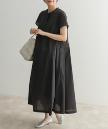 URBAN RESEARCH DOORS | 『UR TECH Smart Linen Touch』ウエストサイドタックワンピース(ワンピース)