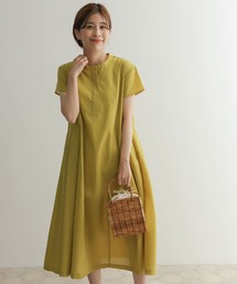 URBAN RESEARCH DOORS | 『UR TECH Smart Linen Touch』ウエストサイドタックワンピース(ワンピース)