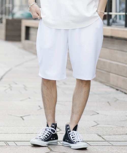 TRAP/U （トラップユー）の「トロミ ストレッチクレープ /  イージーショートパンツ（その他パンツ・メンズ・ブラック/ブルー/カーキ/ホワイト・M/L）」の6枚目の写真