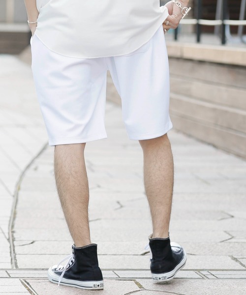 TRAP/U （トラップユー）の「トロミ ストレッチクレープ /  イージーショートパンツ（その他パンツ・メンズ・ブラック/ブルー/カーキ/ホワイト・M/L）」の7枚目の写真