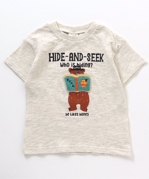 セール】3色3柄動物かくれんぼTシャツ（Tシャツ/カットソー