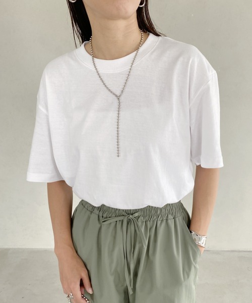wears（ウェアーズ）の「5.6オンスハイグレードコットンTシャツ（Tシャツ/カットソー・レディース・グレー/チャコールグレー/ブラック/ホワイト・M/L）」の20枚目の写真