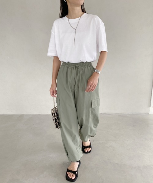 wears（ウェアーズ）の「5.6オンスハイグレードコットンTシャツ（Tシャツ/カットソー・レディース・グレー/チャコールグレー/ブラック/ホワイト・M/L）」の6枚目の写真