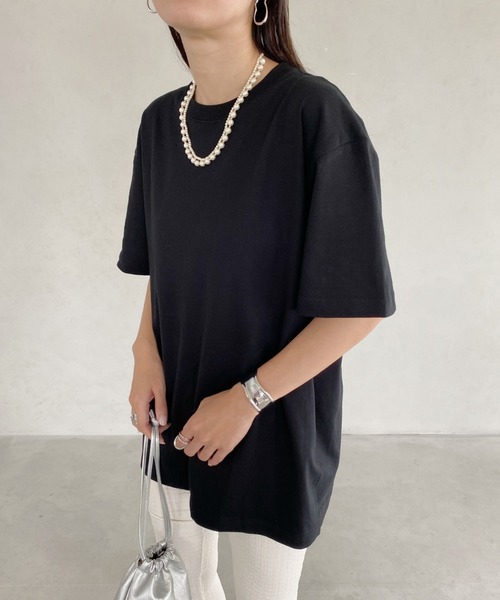 wears（ウェアーズ）の「5.6オンスハイグレードコットンTシャツ（Tシャツ/カットソー・レディース・グレー/チャコールグレー/ブラック/ホワイト・M/L）」の21枚目の写真
