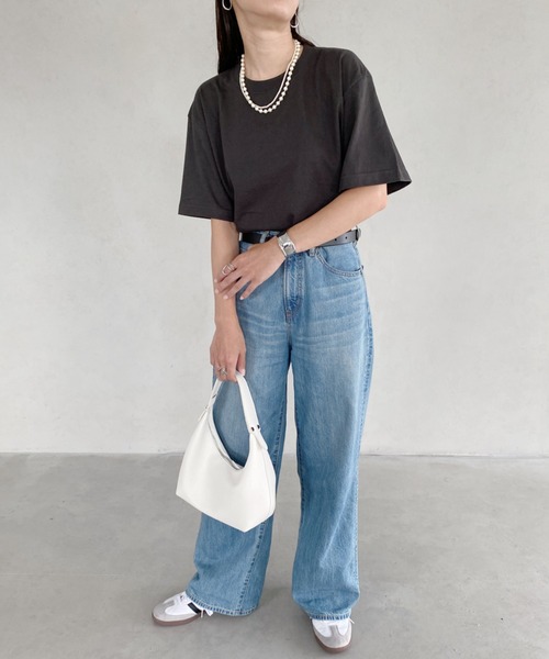 wears（ウェアーズ）の「5.6オンスハイグレードコットンTシャツ（Tシャツ/カットソー・レディース・グレー/チャコールグレー/ブラック/ホワイト・M/L）」の15枚目の写真