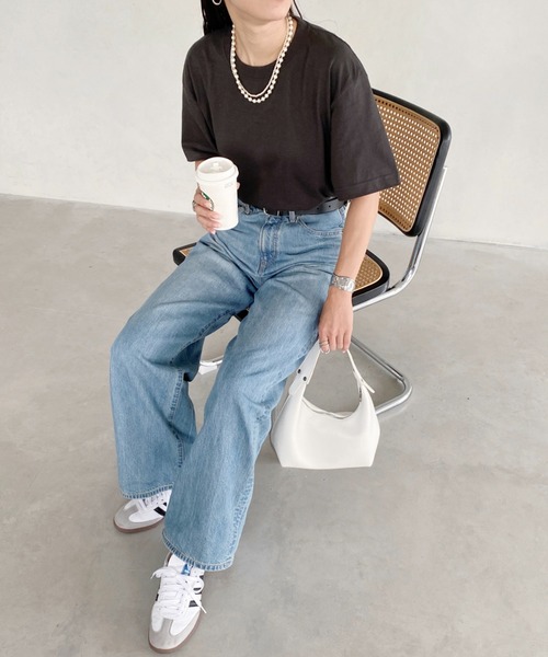wears（ウェアーズ）の「5.6オンスハイグレードコットンTシャツ（Tシャツ/カットソー・レディース・グレー/チャコールグレー/ブラック/ホワイト・M/L）」の8枚目の写真