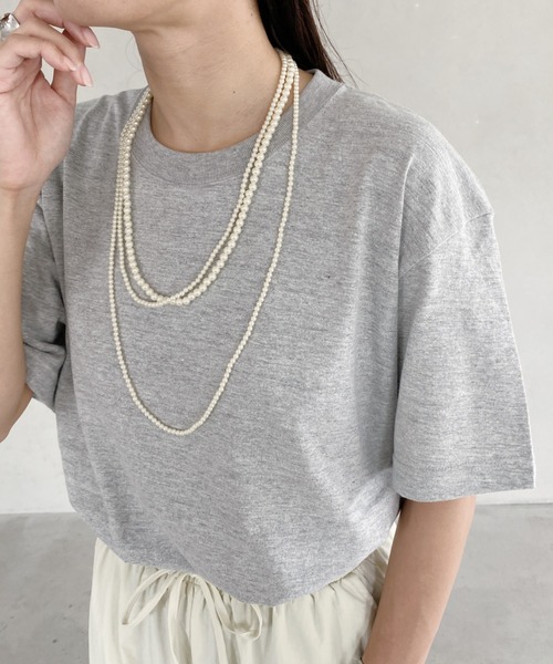 wears（ウェアーズ）の「5.6オンスハイグレードコットンTシャツ（Tシャツ/カットソー・レディース・グレー/チャコールグレー/ブラック/ホワイト・M/L）」の9枚目の写真