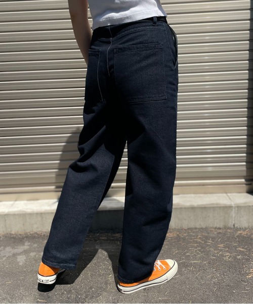 mi via loca（ミヴィアロカ）の「デニムバルーンパンツ（デニムパンツ・レディース・オフホワイト/ネイビー・FREE）」の14枚目の写真