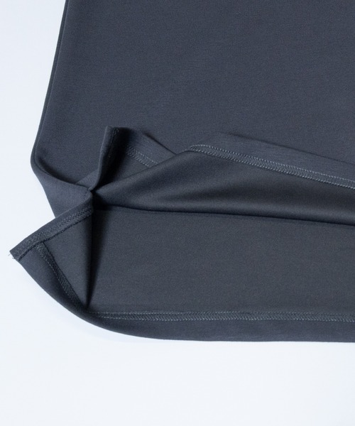 Red Cap Girl（レッドキャプガール）の「【a-r】〔RedCapGirl/レッドキャップガール〕接触冷感 とろみポンチ ワンポイント胸刺繍 半袖ハーフジップ（ポロシャツ・メンズ・ホワイト/グレイッシュベージュ/ブラック/ブルー/ライトグレー/チャコールグレー/ダークブルー/ピンク/グリーン・MEDIUM/LARGE/X-LARGE）」の21枚目の写真