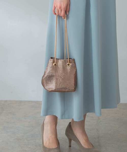 URBAN RESEARCH ROSSO WOMEN（アーバンリサーチ　ロッソ）の「メタルメッシュバッグ（ショルダーバッグ・レディース・シルバー/ブラック/ブロンズ・FREE）」の10枚目の写真