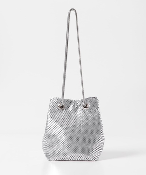 URBAN RESEARCH ROSSO WOMEN（アーバンリサーチ　ロッソ）の「メタルメッシュバッグ（ショルダーバッグ・レディース・シルバー/ブラック/ブロンズ・FREE）」の7枚目の写真