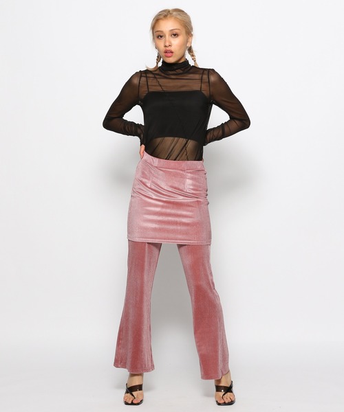 FOREVER 21（フォーエバー トゥエンティーワン）の「【人気アイテム】アソートシアーメロウハイネックプルオーバー２（Tシャツ/カットソー・レディース・ブルー/グリーン/グレー系その他/グリーン系その他/グレー/ブラック・SMALL/MEDIUM/LARGE）」の8枚目の写真