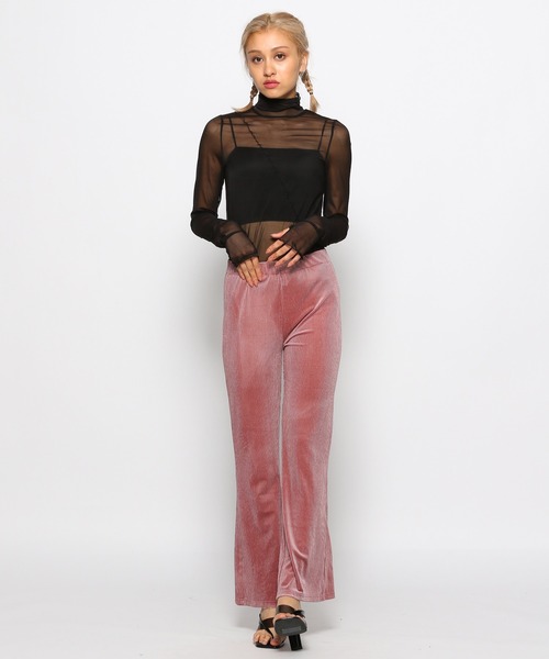 FOREVER 21（フォーエバー トゥエンティーワン）の「【人気アイテム】アソートシアーメロウハイネックプルオーバー２（Tシャツ/カットソー・レディース・ブルー/グリーン/グレー系その他/グリーン系その他/グレー/ブラック・SMALL/MEDIUM/LARGE）」の9枚目の写真