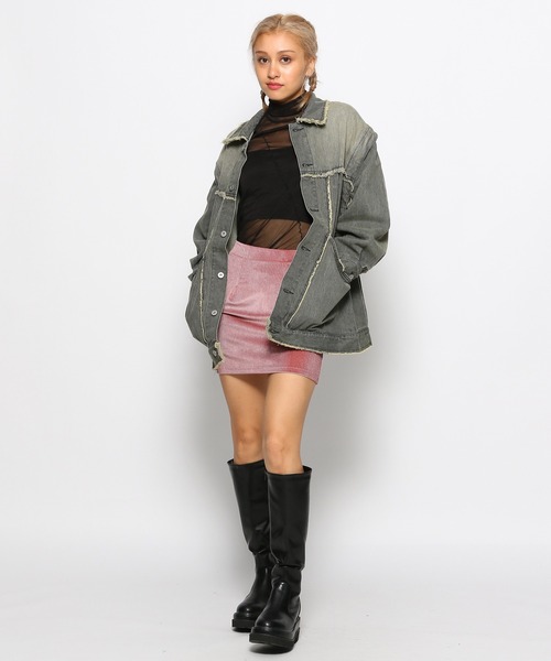 FOREVER 21（フォーエバー トゥエンティーワン）の「【人気アイテム】アソートシアーメロウハイネックプルオーバー２（Tシャツ/カットソー・レディース・ブルー/グリーン/グレー系その他/グリーン系その他/グレー/ブラック・SMALL/MEDIUM/LARGE）」の11枚目の写真