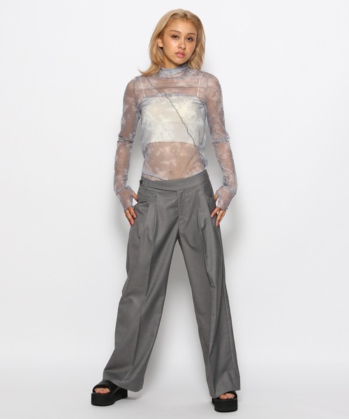 FOREVER 21（フォーエバー トゥエンティーワン）の「【人気アイテム】アソートシアーメロウハイネックプルオーバー２（Tシャツ/カットソー・レディース・ブルー/グリーン/グレー系その他/グリーン系その他/グレー/ブラック・SMALL/MEDIUM/LARGE）」の15枚目の写真