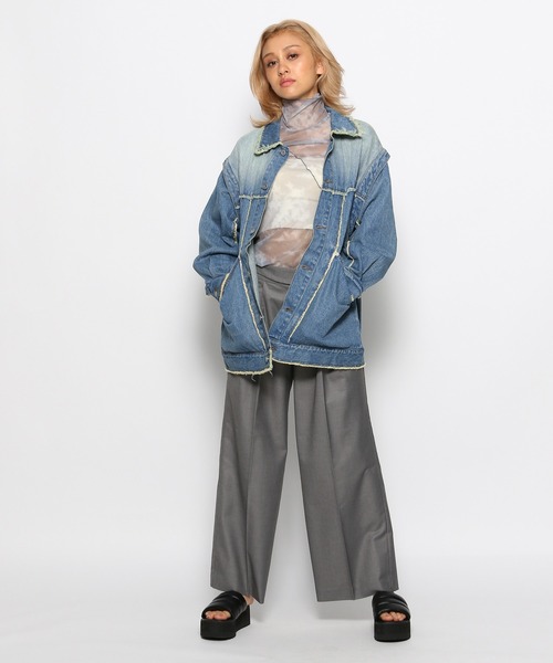 FOREVER 21（フォーエバー トゥエンティーワン）の「【人気アイテム】アソートシアーメロウハイネックプルオーバー２（Tシャツ/カットソー・レディース・ブルー/グリーン/グレー系その他/グリーン系その他/グレー/ブラック・SMALL/MEDIUM/LARGE）」の18枚目の写真