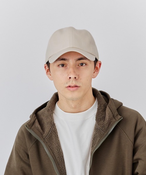 ORNERTE(オルネート)の「ORNERTE BASIC 6P CAP_DEEP TYPE_FL / 【ユニセックス】 オルネート 深め サイズが選べる 6パネル フェイクレザーキャップ(キャップ・メンズ・ライトベージュ/ブラック・59cm/61cm)」の11枚目の写真