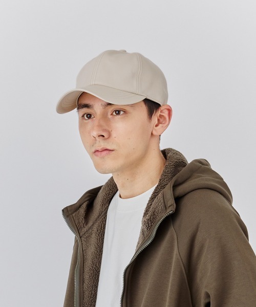 ORNERTE(オルネート)の「ORNERTE BASIC 6P CAP_DEEP TYPE_FL / 【ユニセックス】 オルネート 深め サイズが選べる 6パネル フェイクレザーキャップ(キャップ・メンズ・ライトベージュ/ブラック・59cm/61cm)」の12枚目の写真