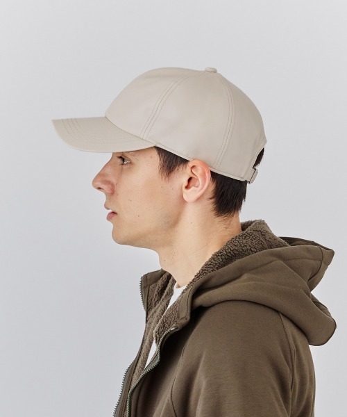 ORNERTE(オルネート)の「ORNERTE BASIC 6P CAP_DEEP TYPE_FL / 【ユニセックス】 オルネート 深め サイズが選べる 6パネル フェイクレザーキャップ(キャップ・メンズ・ライトベージュ/ブラック・59cm/61cm)」の13枚目の写真