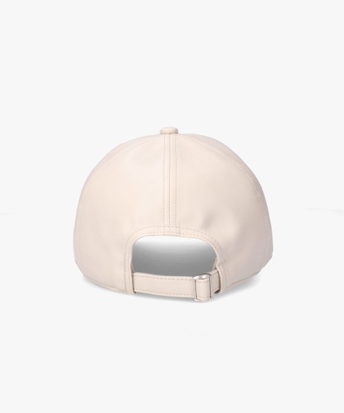 ORNERTE(オルネート)の「ORNERTE BASIC 6P CAP_DEEP TYPE_FL / 【ユニセックス】 オルネート 深め サイズが選べる 6パネル フェイクレザーキャップ(キャップ・メンズ・ライトベージュ/ブラック・59cm/61cm)」の19枚目の写真