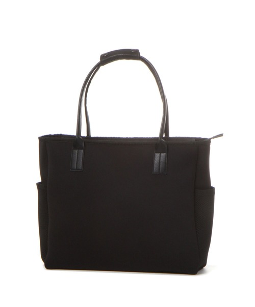 LAKOLE（ラコレ）の「ネオプレーン×フェイクレザーコンビトートバッグ2