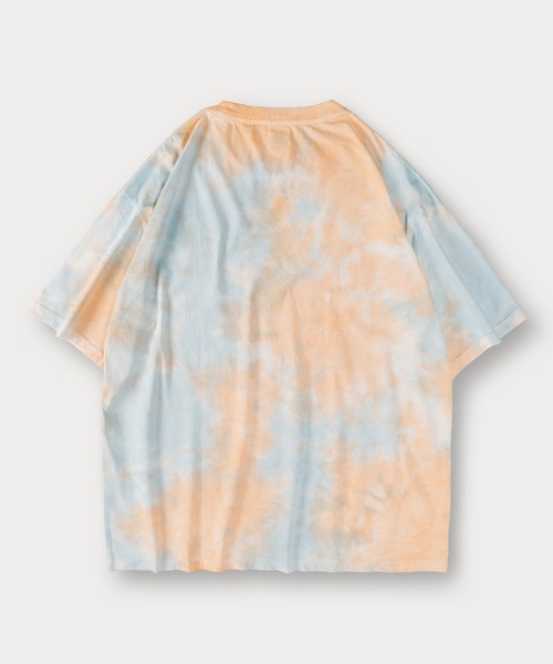 SlashDate(スラッシュデイト)の「RODEBEACHワンポイントタイダイTシャツ/ビッグシルエット(Tシャツ/カットソー・メンズ・イエロー/ピンク/ブルー・M/L)」の7枚目の写真