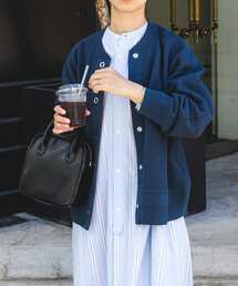 FORK&SPOON　ラゲットリブカーディガン