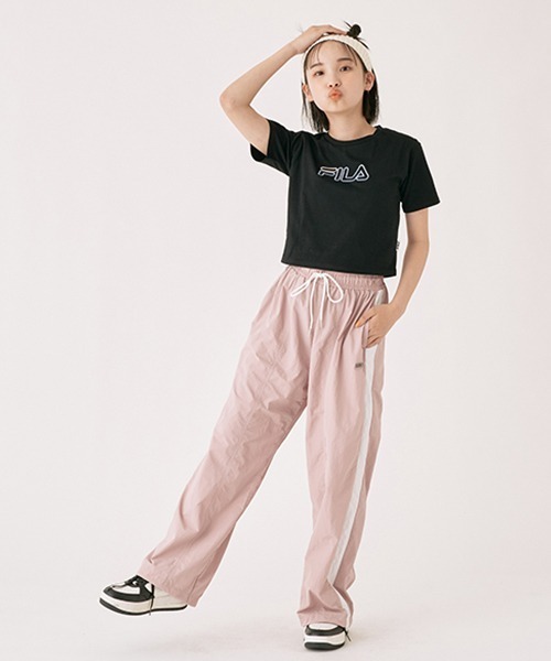 B6862■ダックス ゴルフ ドローコード ナイロン ストレート パンツ L LOVETOXIC（ラブトキシック）の「【LTXC】ドローコードライン