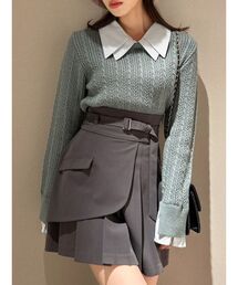 dazzlin | レイヤードプリーツミニスカート(スカート)