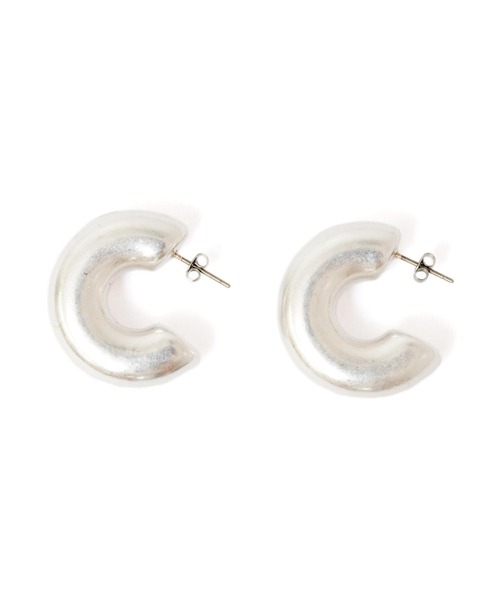 ANAP（アナップ）の「マットフープピアス（ピアス（両耳用）・レディース・シルバー/ゴールド・FREE）」の8枚目の写真