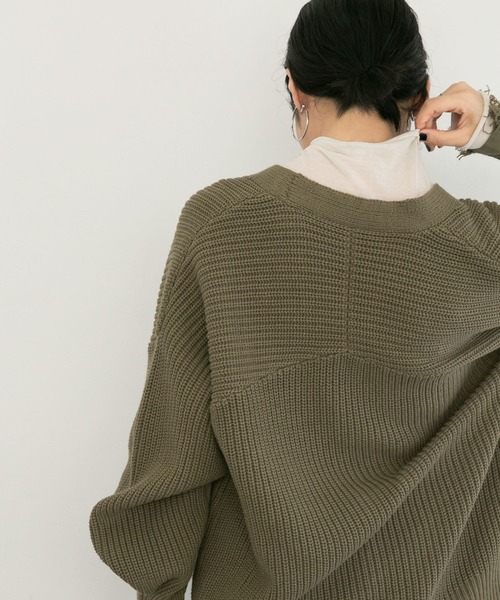 KBF（ケイビーエフ）の「ロングスリーブハイネックシアーTEE（Tシャツ/カットソー・レディース・ピンク/アイボリー/ブルー・ONE）」の18枚目の写真