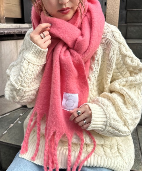 レディースのマフラー（ピンク系）一覧 - WEAR