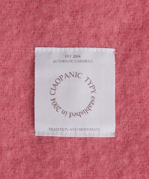 CIAOPANIC TYPY（チャオパニックティピー）の「【静電気防止】洗える太フリンジマフラー（マフラー・レディース・ピンク/ライトグレー/アイボリー/ブルー・ONE SIZE）」の14枚目の写真