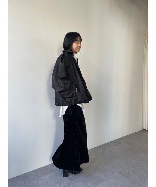 HANNE（アン）の「ジップアップショートトレンチコート（トレンチコート・レディース・ブラック/ベージュ/グレー・FREE）」の16枚目の写真
