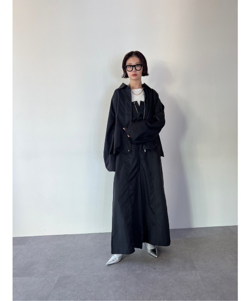 HANNE（アン）の「ジップアップショートトレンチコート（トレンチ