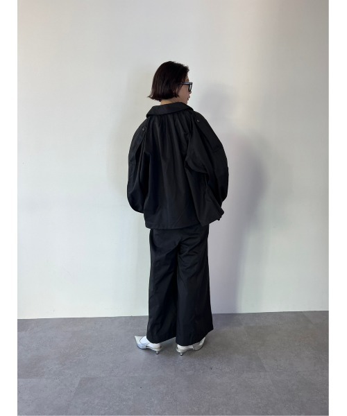 HANNE（アン）の「ジップアップショートトレンチコート（トレンチコート・レディース・ブラック/ベージュ/グレー・FREE）」の18枚目の写真