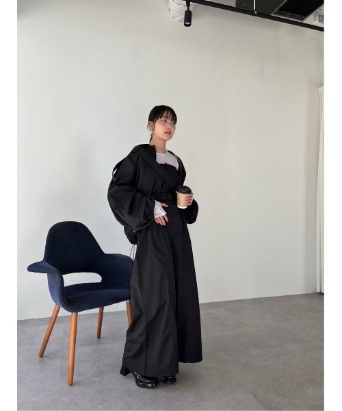 ジップアップショートトレンチコート（トレンチコート）｜HANNE（アン