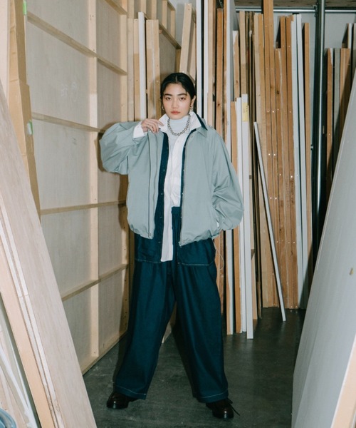 ジップアップショートトレンチコート（トレンチコート）｜HANNE（アン